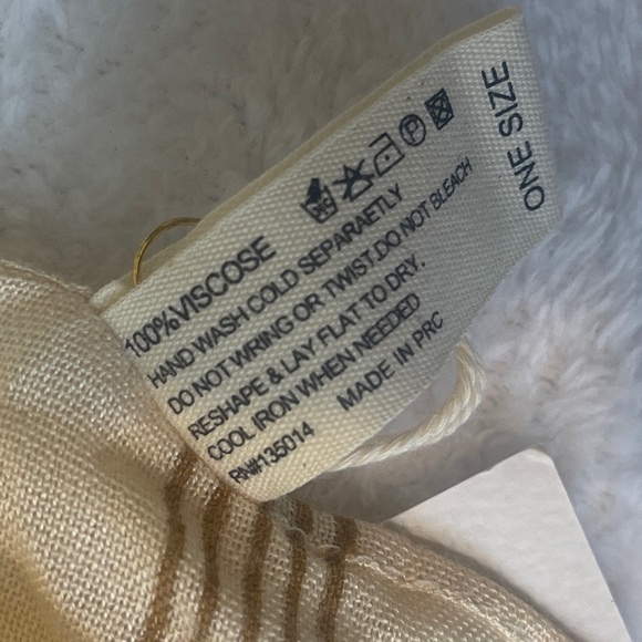 NWT Janice Apparel Red Rust Cream Boho Hippie Patterned Summer Cover up Kimono - Picture 9 of 12